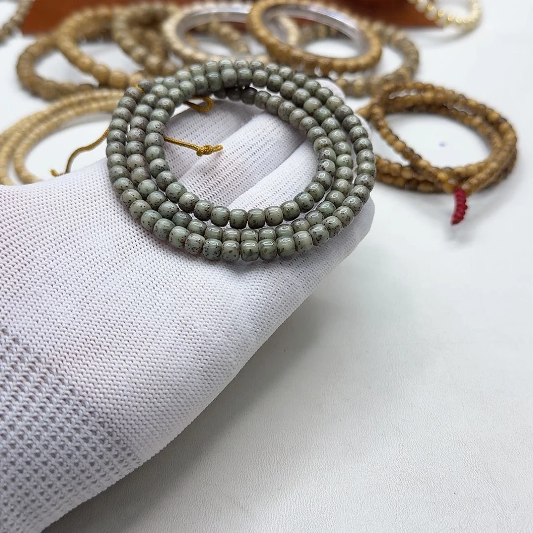 星月菩提吊坠15灭世绿冰糖河豚6左右桶108