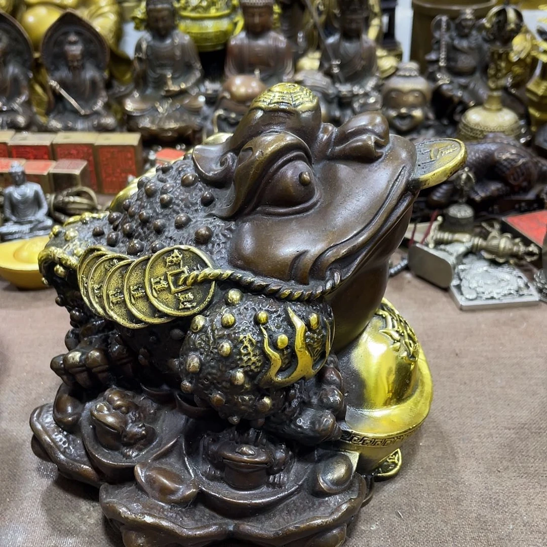 我***人克家铜艺精品摆件