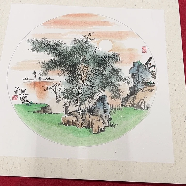国画花鸟的翅膀和翅膀是一样