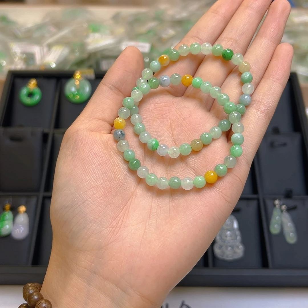 未镶嵌手链翡翠多样性发一件