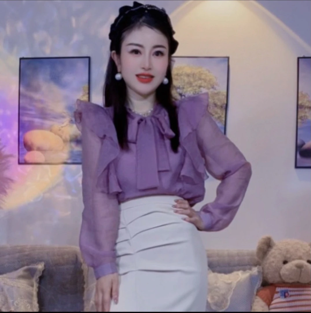 蝴蝶结法式衬衫女装时尚减龄轻熟名媛显瘦气质夏季2025年新款