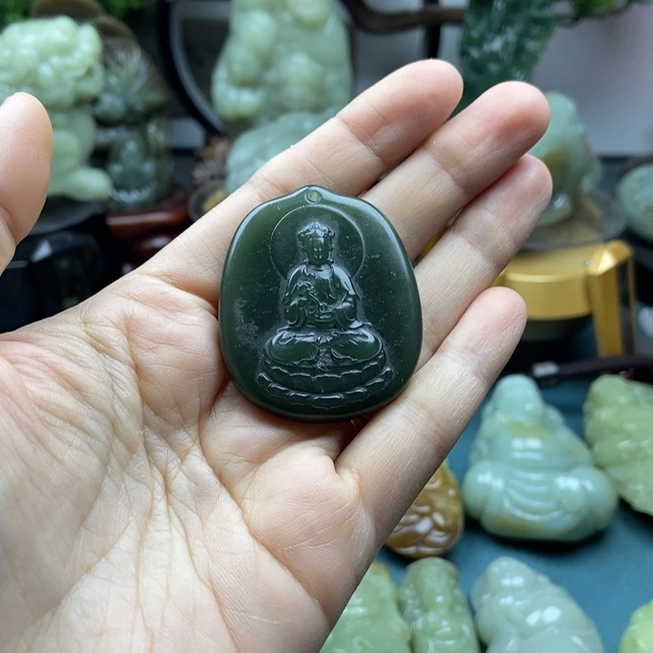 和田玉挂件未镶嵌可*r