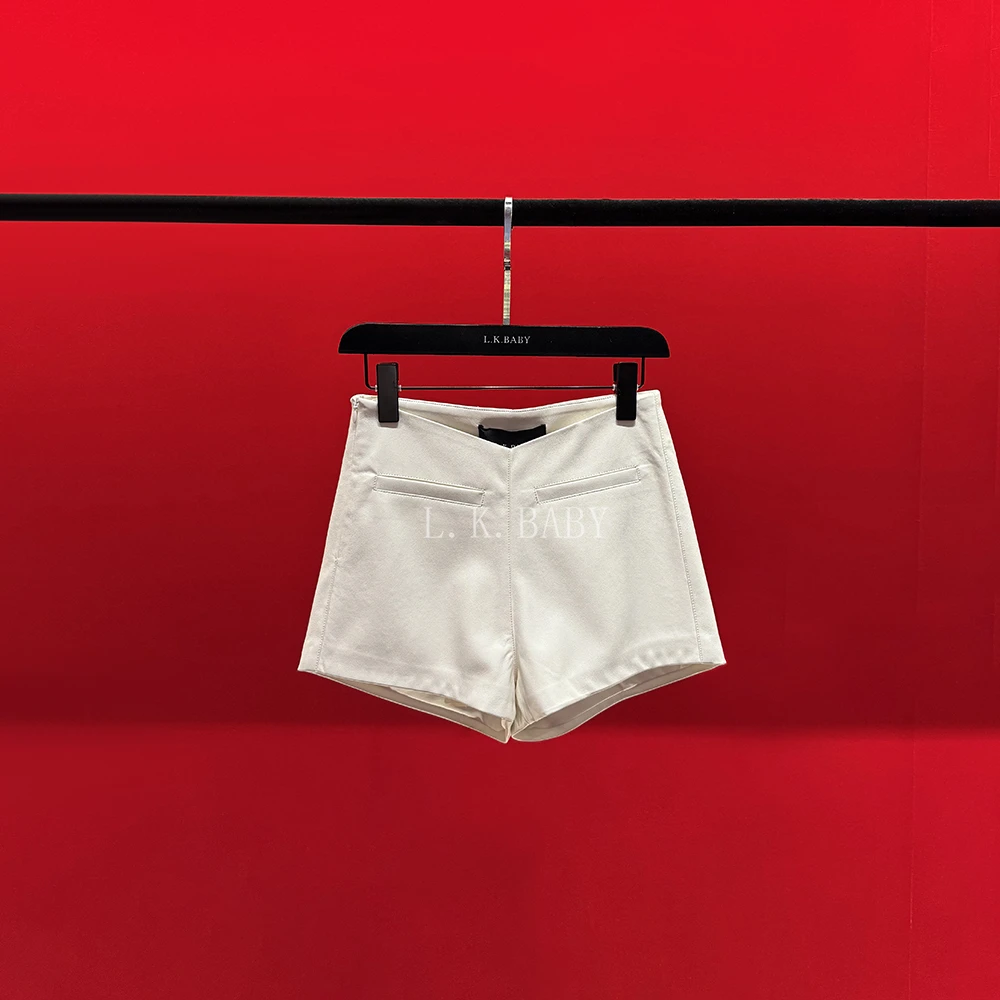 【L.KBABY】限定少女时髦性感辣妹蛋白皮短裤时尚设计师