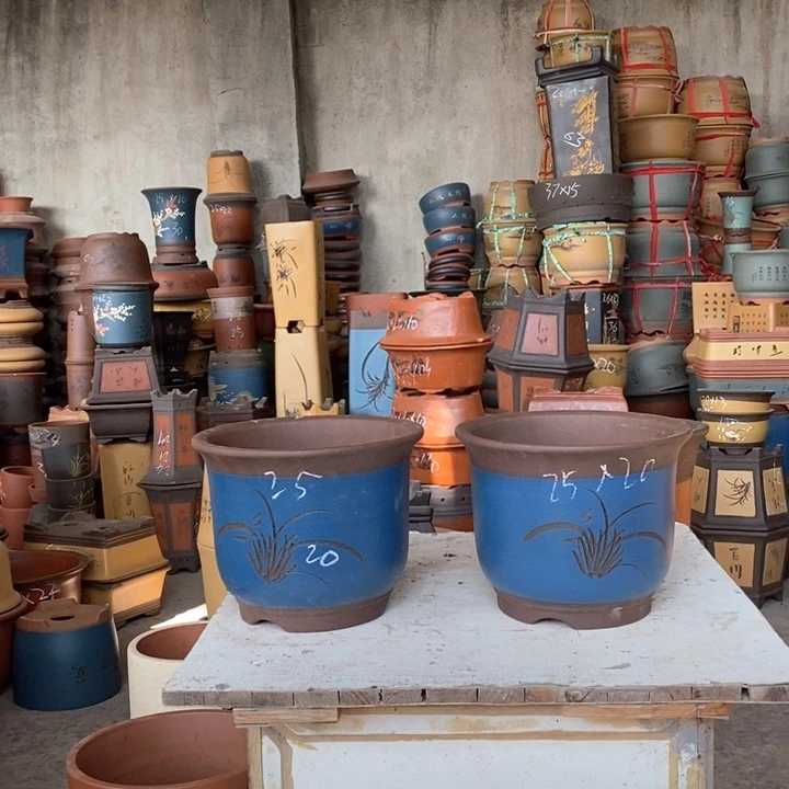 紫砂花盆紫砂花盆