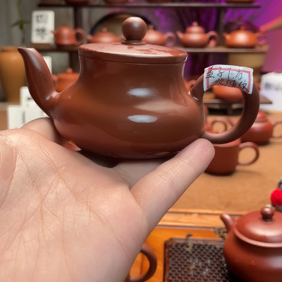 紫砂茶壶黄*老朱泥君德120cc