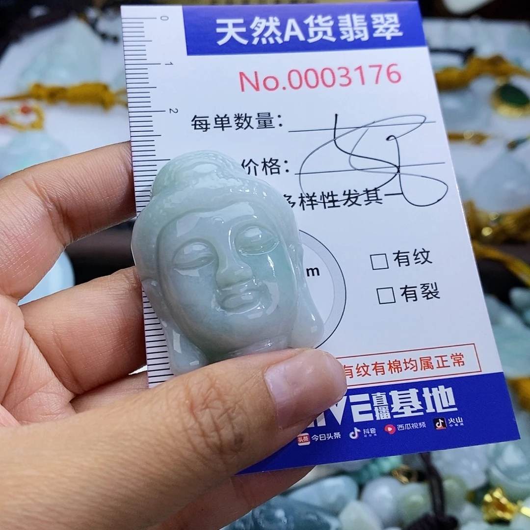 翡翠未镶嵌颈饰3176