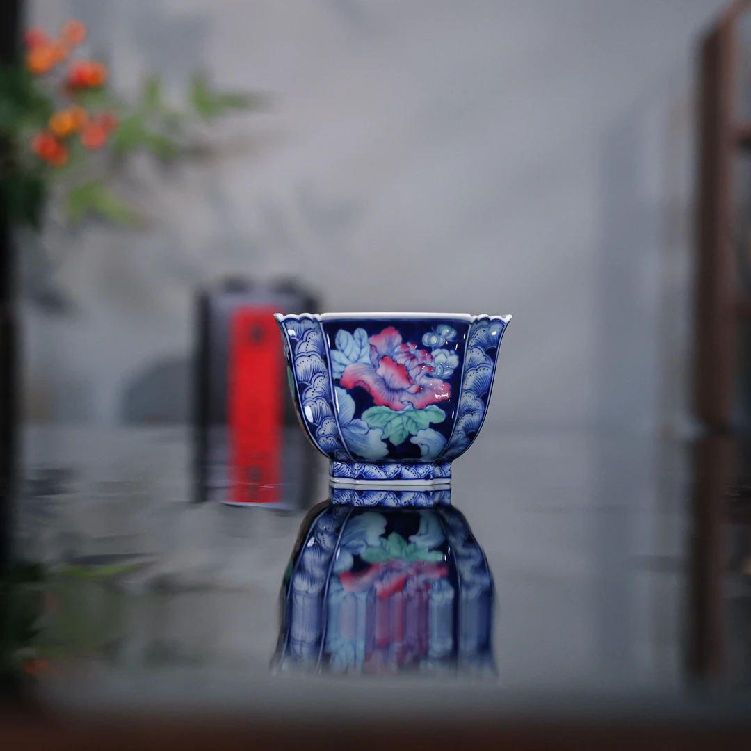 【非遗好物】四季芳华-卓君-异形杯（卓君S0273）