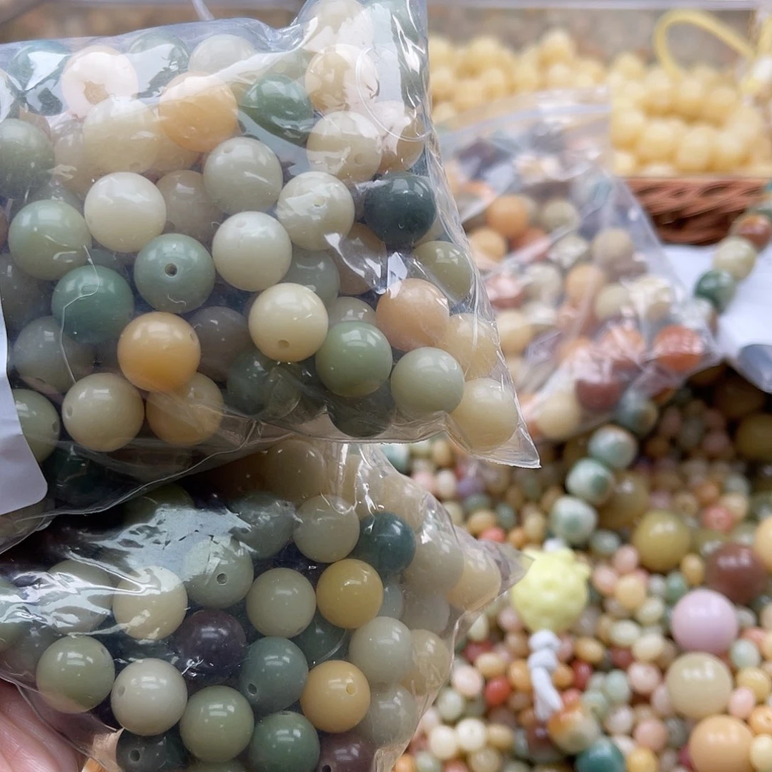 白玉菩提吊坠A/12mm/110颗