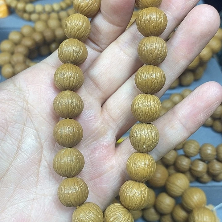 猴头核桃手串凤羽