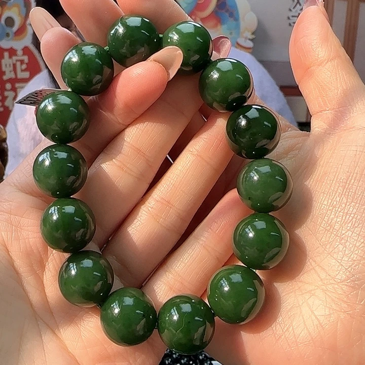 和田玉（碧玉）手串未镶嵌