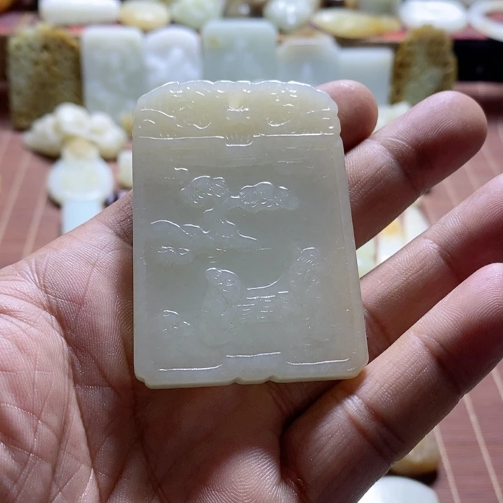 和田玉颈饰未镶嵌杨*华