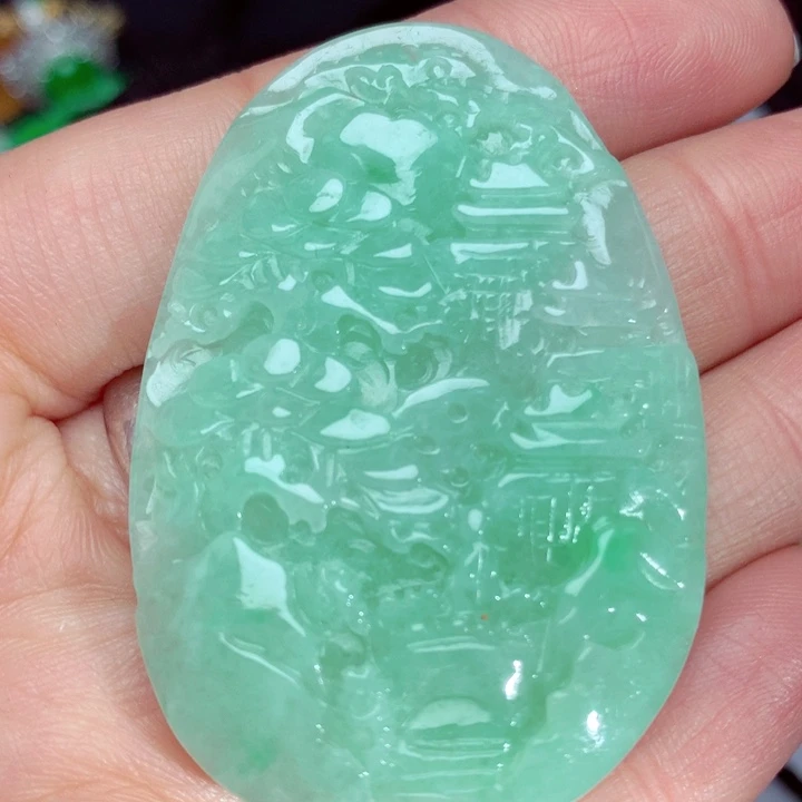 翡翠吊坠(不含链)未镶嵌