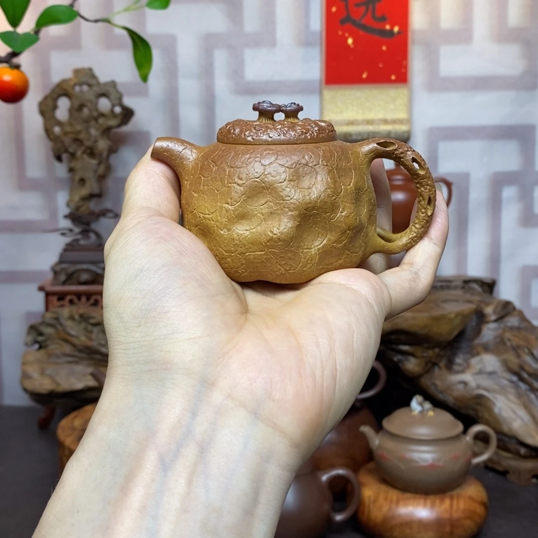紫砂茶具老段柴烧供春150毫升