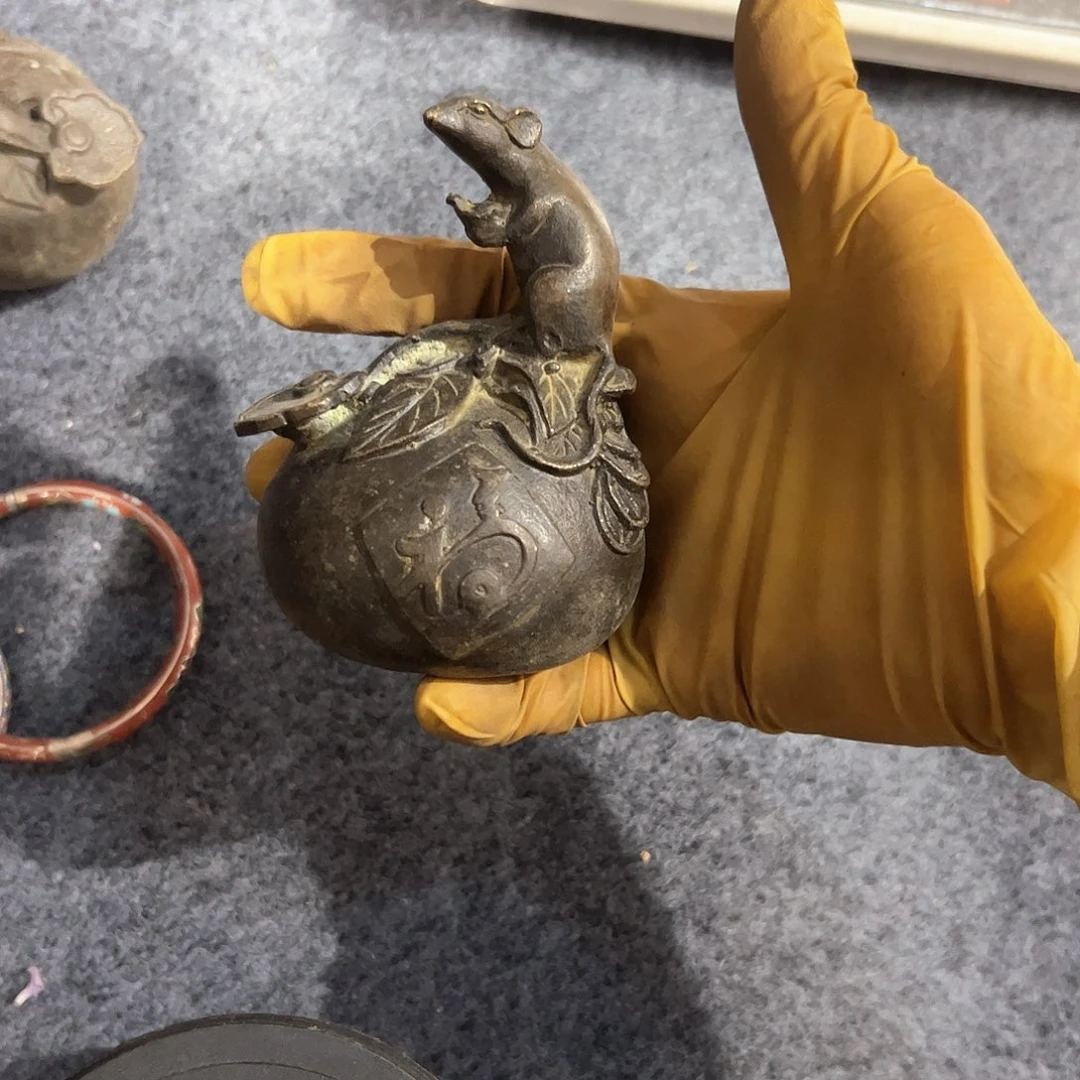 吉****）微瑕疵黄铜摆件工艺品