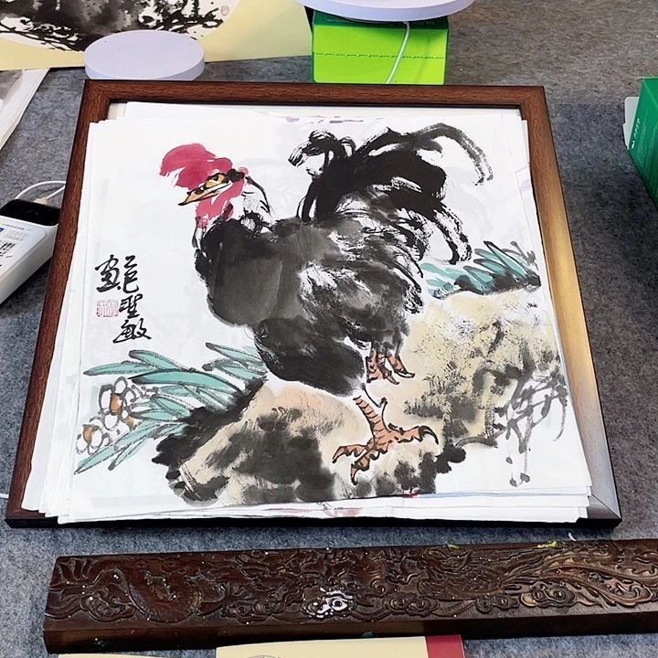 国画张圣敏先生纯手绘作品