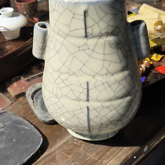 單***調陶瓷器高品抖音摆件数学