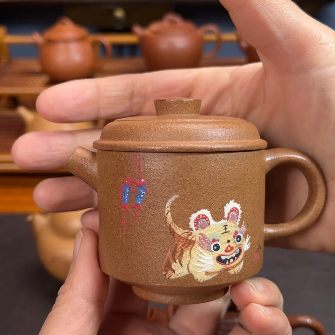 茶壶紫砂宜兴紫砂壶半手工制作