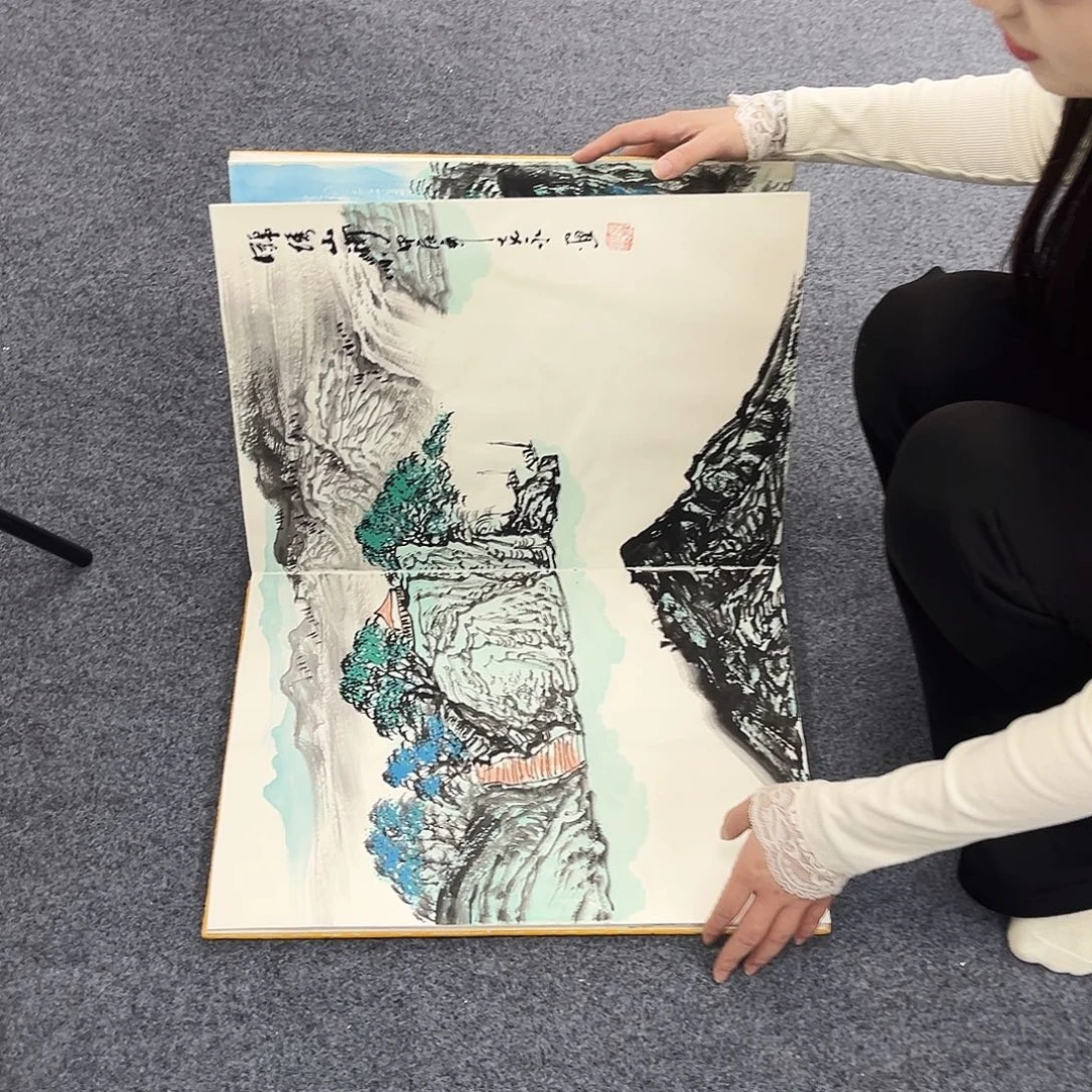 国画作品全场放漏