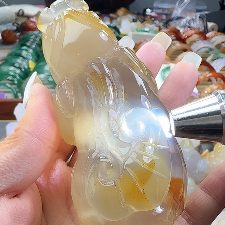 玛瑙/玉髓合金摆件