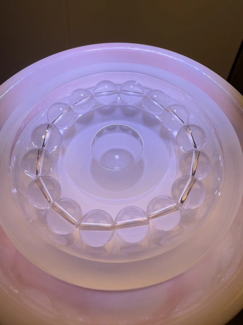 天然白水晶手串多样性发一