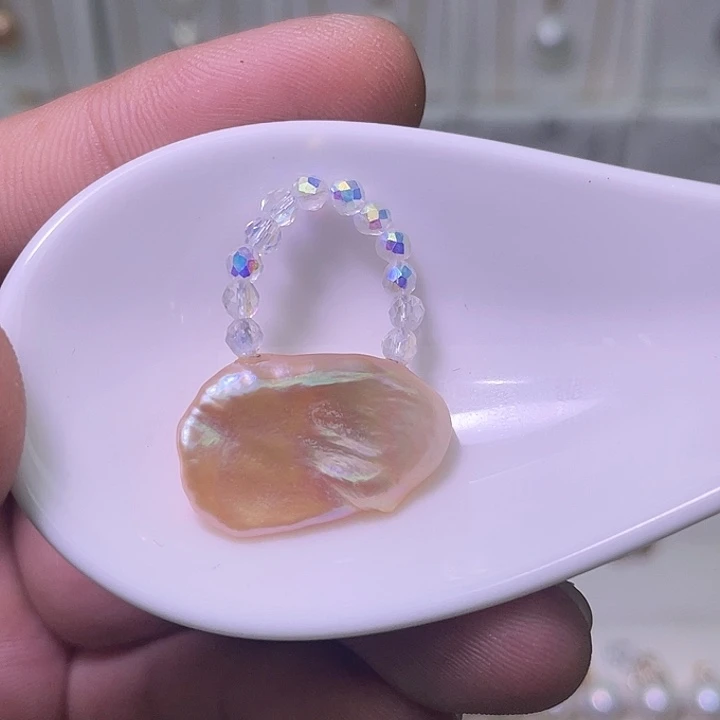 颈饰银S925镶嵌淡水珍珠54