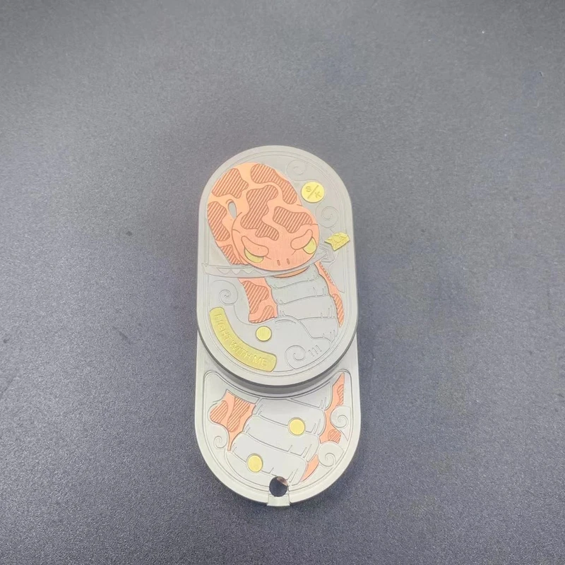 【发财蛇】旋转直推机械律动推牌edc解压玩具