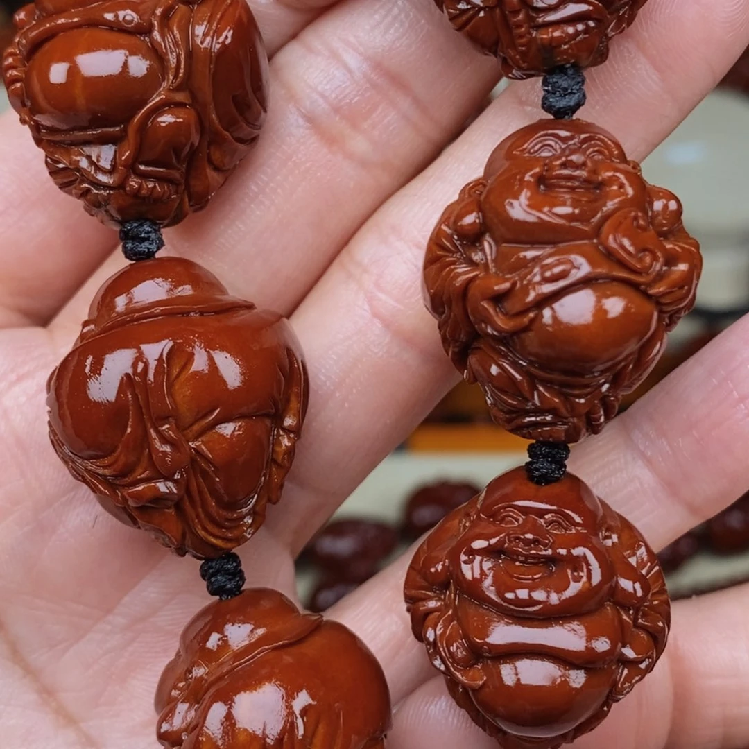 橄榄核手串用****5弥勒，