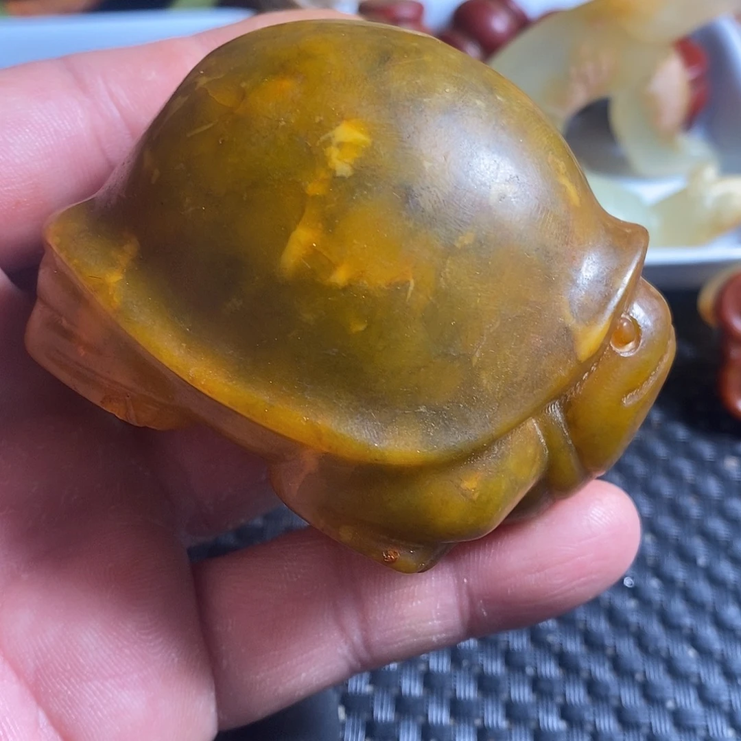 蛇纹石玉合金颈饰