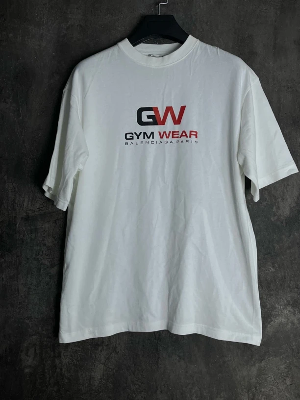 全新未使用 Balenciaga/巴黎世家 XS码*1/胸前gw logo短袖/02500