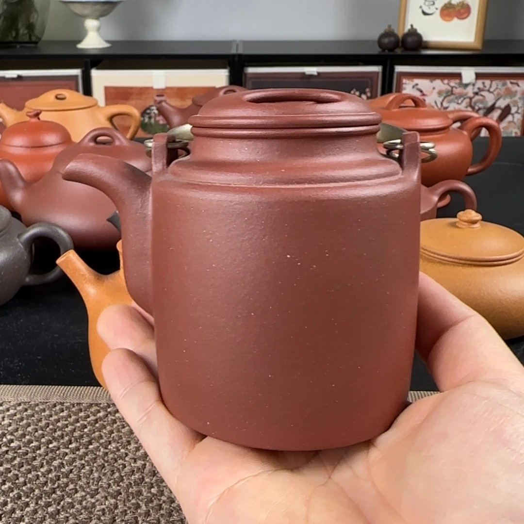 甘***草紫砂茶壶微瑕羊桶