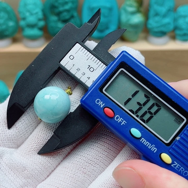 绿松石未镶嵌圆珠