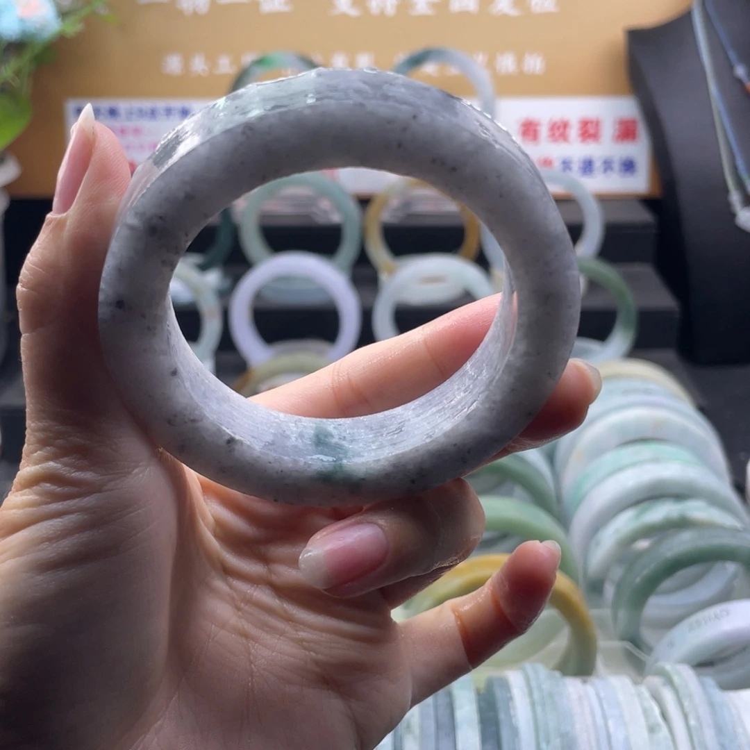 【闪购商品】未镶嵌手镯定制翡翠小*高