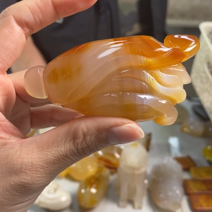 玛瑙/玉髓吊坠(不含链)未镶嵌