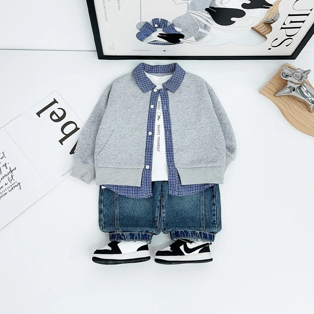 男童休闲外套春秋款儿童2025秋新款秋装潮 DMQ6131 悠悠童话童装