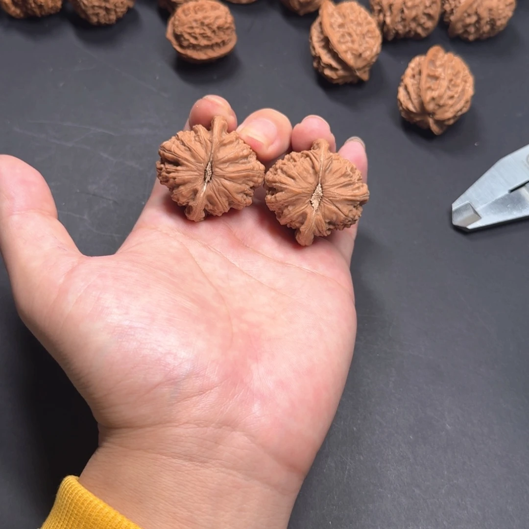 把件文玩核桃40白狮子