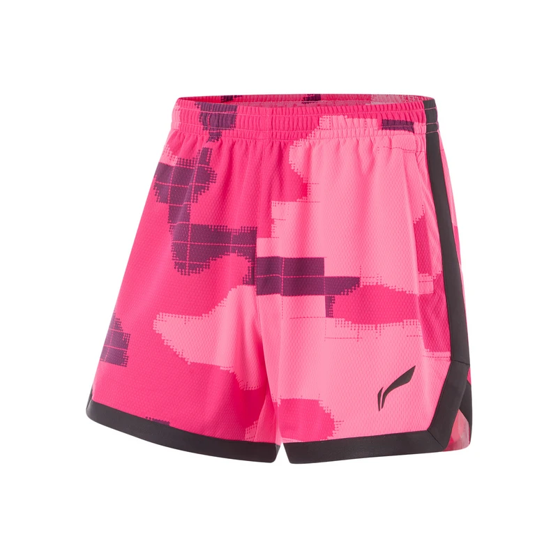 李宁男专业篮球系列比赛裤速干清爽舒适透气运动短裤AAPU095-B品