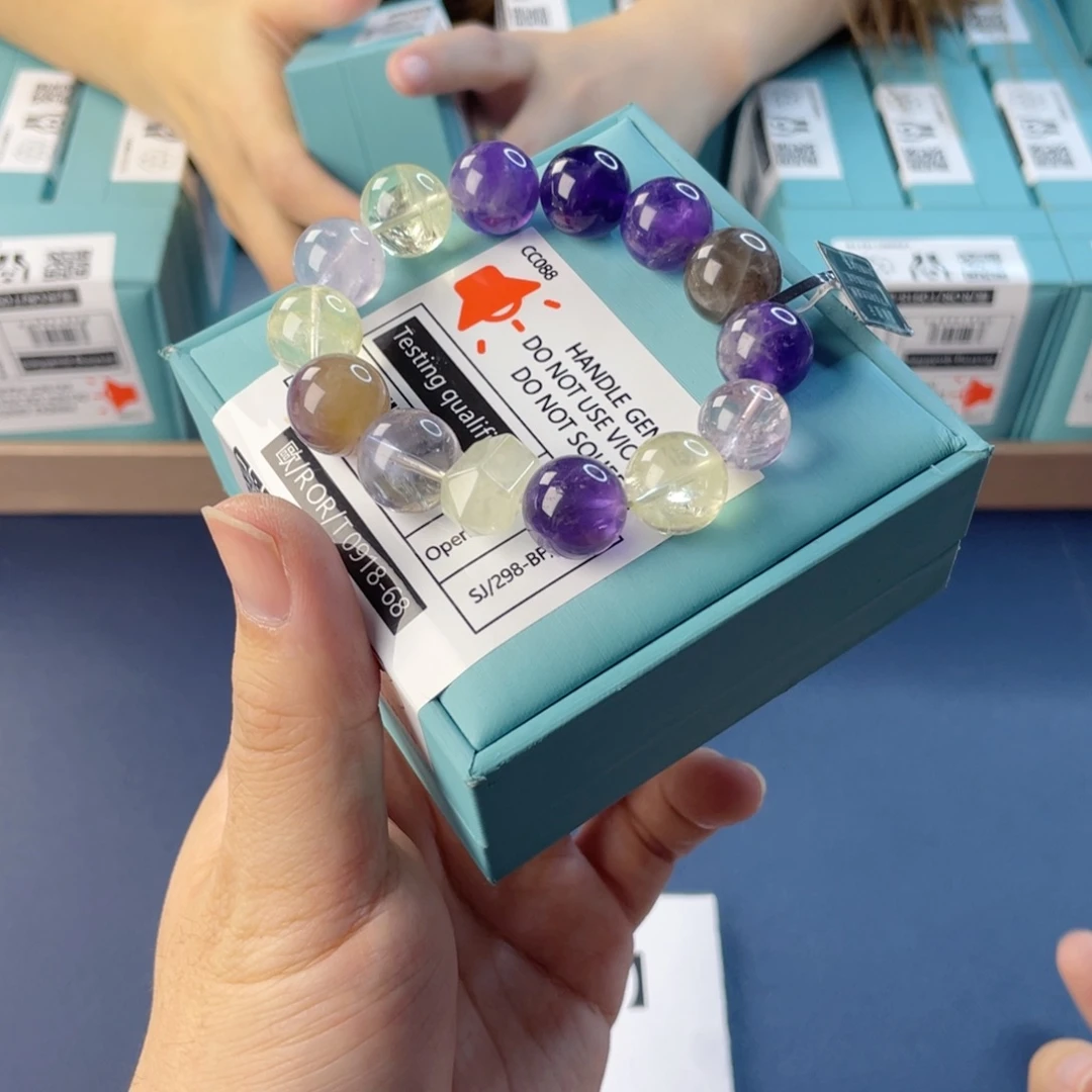 银S925镶嵌水晶手链