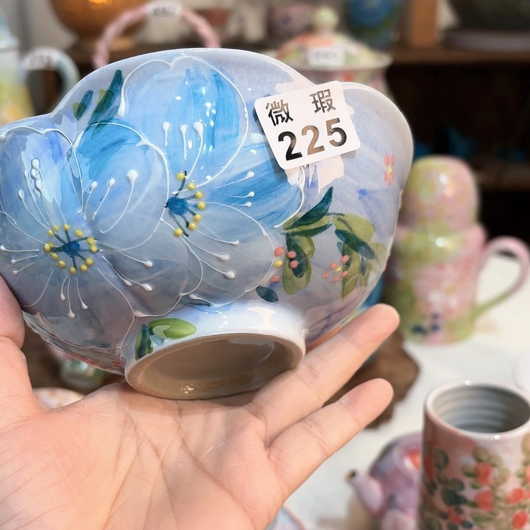 景德镇手绘高温釉下彩陶瓷茶具