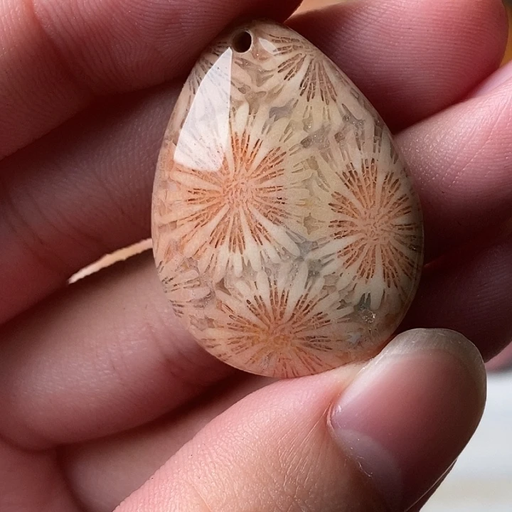 水***线硅化玉未镶嵌颈饰
