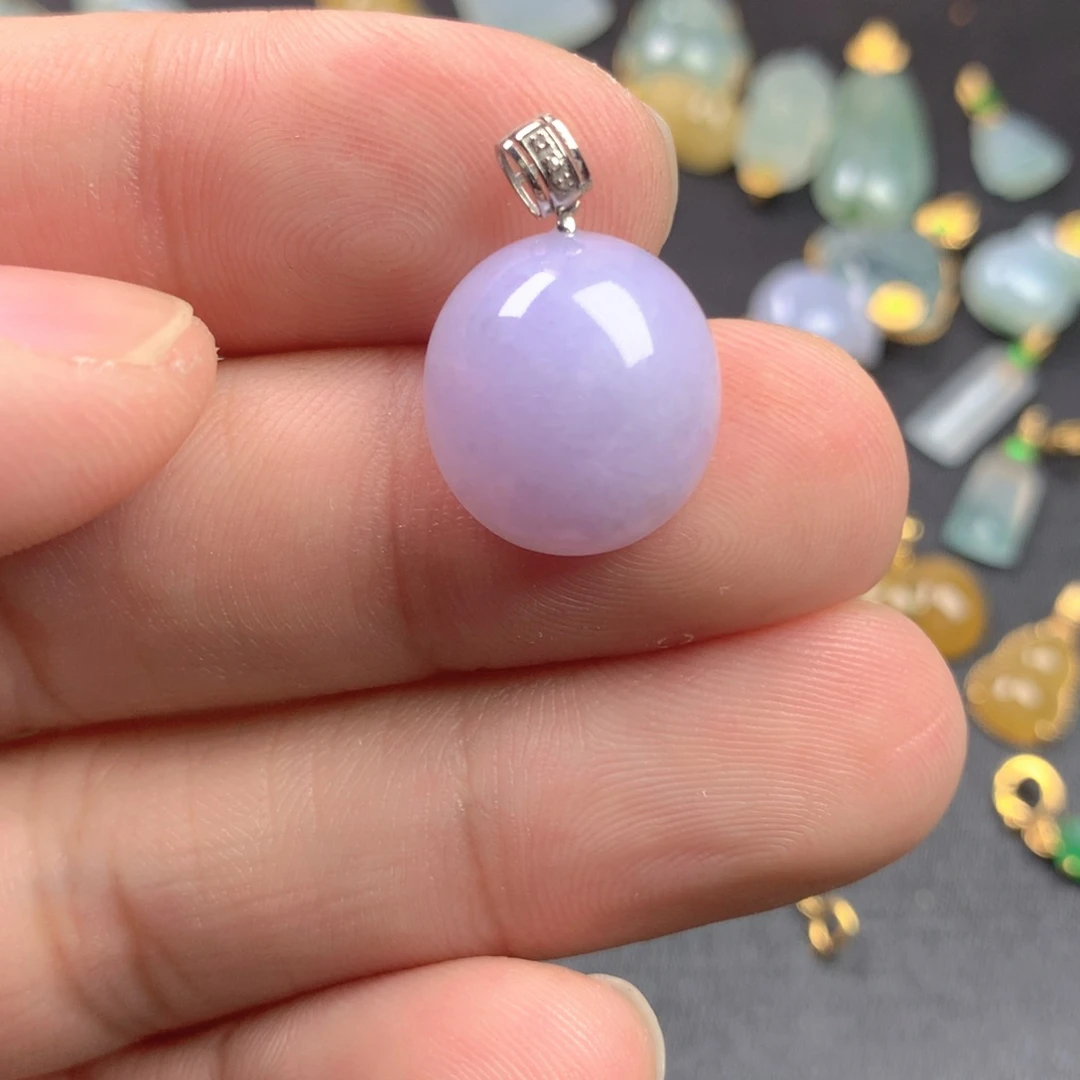【闪购商品】颈饰18K金镶嵌翡翠翡翠
