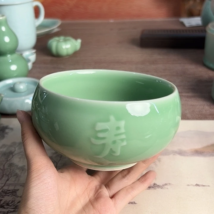 小米茶器龙泉青瓷