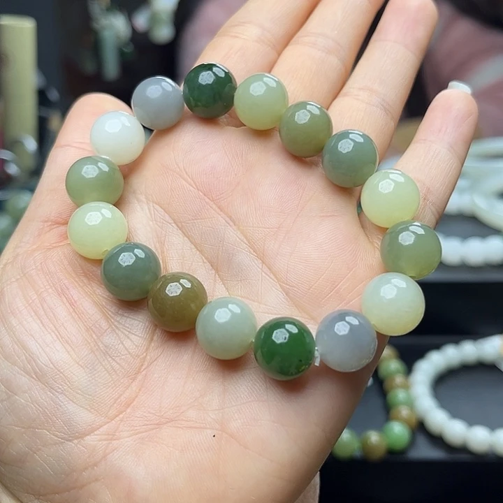 和田玉未镶嵌手链