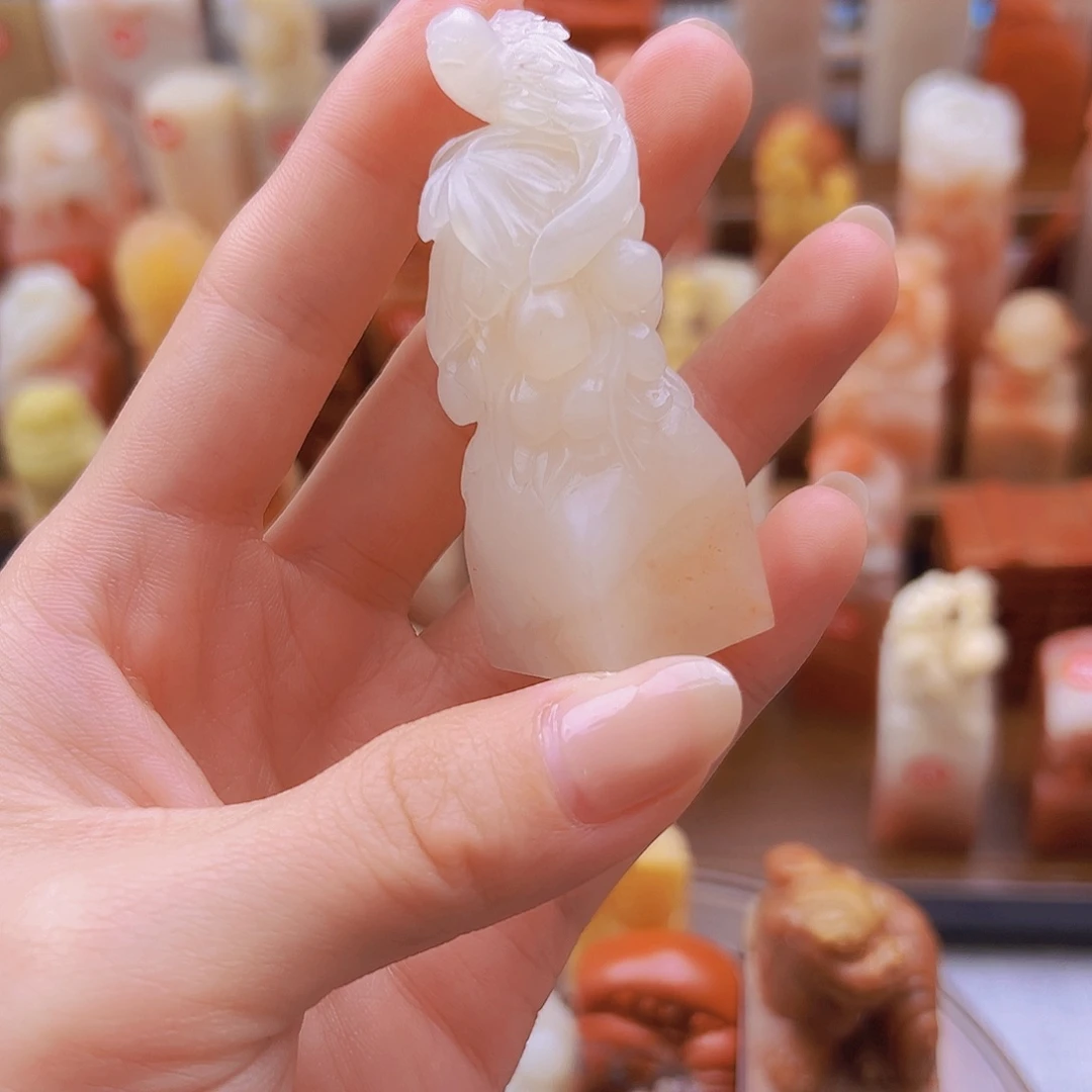 昌化石印石。****～篆刻作品