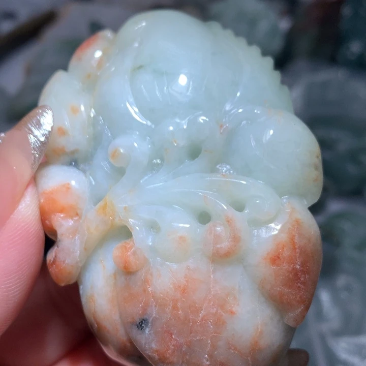 翡翠未镶嵌颈饰保真天然A货翡翠