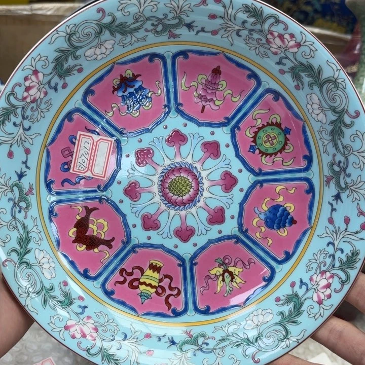 紫砂花瓶瓷器摆件 瓷器摆件