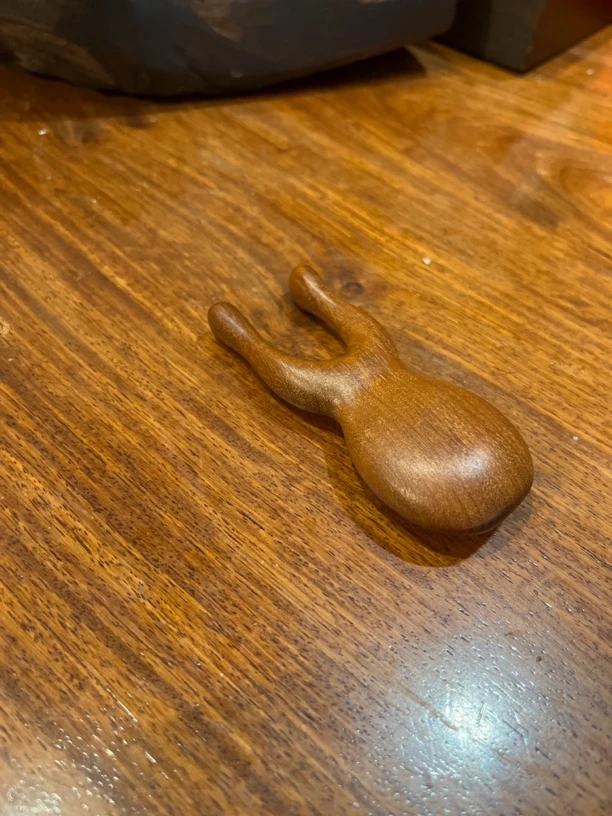 檀香木叉便携式家用