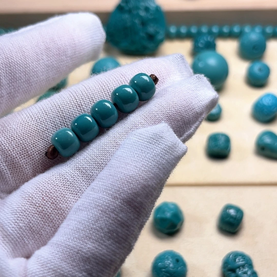 绿松石未镶嵌套珠