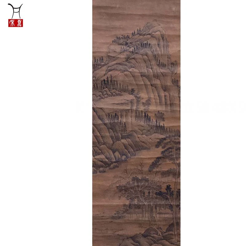 X1008山水立轴48X97/4.2平尺