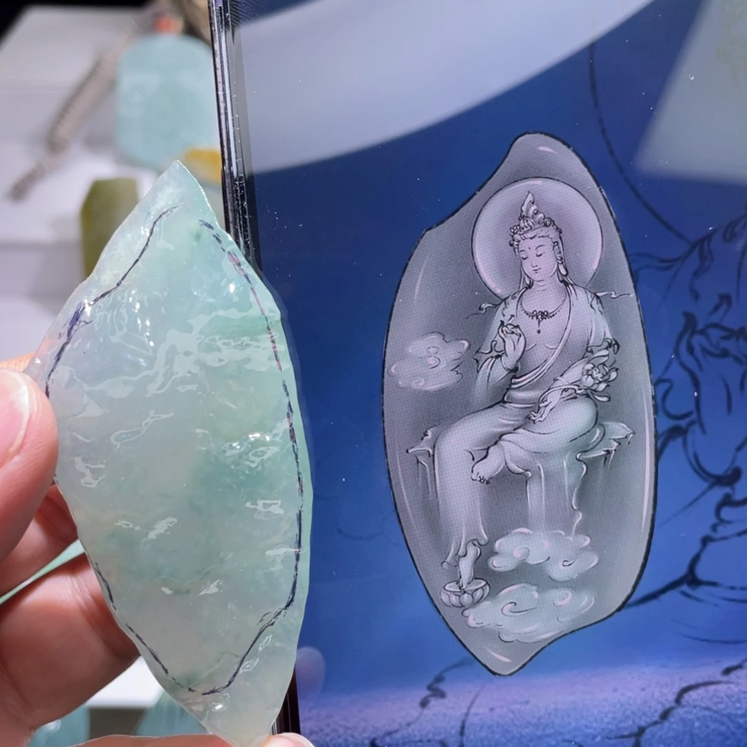 定制翡翠未镶嵌包工
