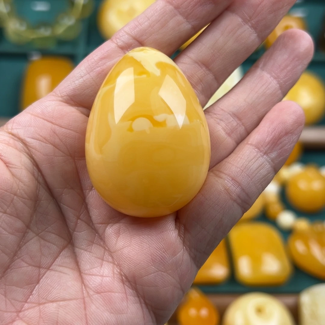 用***3琥珀未镶嵌颈饰纯天然琥珀蜜蜡无优化